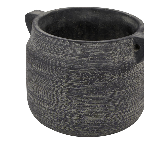 Amalfi Grey Hydria Pot - Style My Pad